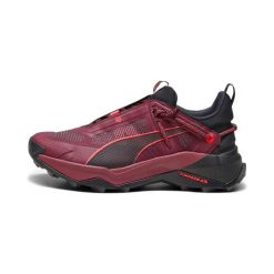 Buty trekkingowe PUMA Explore NITRO dla kobiet - Dark Jasper-Black-Fire Orchid. Czarne obuwie do biegania damskie Puma. Za 404.45 zł.
