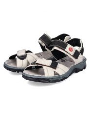 Rieker Sandały w kolorze kremowym rozmiar: 38. Brązowe sandały damskie Rieker, bez wzorów, bez obcasa. Za 164.02 zł.