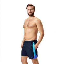 Spodenki szorty męskie kąpielowe Speedo Hyperboom. Niebieskie kąpielówki męskie Speedo, m, bez wzorów, do pływania. Za 179.99 zł.