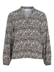 Vila Bluzka "Tullina" ze wzorem rozmiar: 34. Bluzki damskie Vila, s, bez wzorów, z wiskozy, klasyczne, bez kołnierzyka, bez ramiączek. Za 41.30 zł.