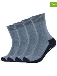 Camano Skarpety (4 pary) w kolorze granatowym rozmiar: 43-46. Niebieskie skarpetki męskie camano, bez wzorów, ze splotem. Za 65.54 zł.