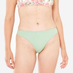 Dół kostiumu kąpielowego surfingowego damski Roxy Mini. Zielone bikini damskie Roxy, bez wzorów. W wyprzedaży za 79.99 zł.