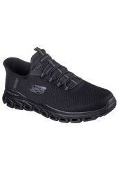 Buty sportowe męskie Skechers Glide step Noxus. Czarne buty sportowe na co dzień męskie Skechers, z materiału, bez zapięcia, trekkingowe. Za 590.00 zł.