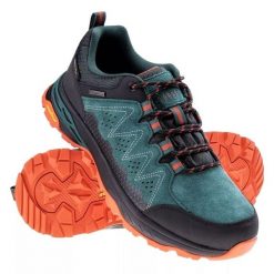 Buty Elbrus Eravica Low Wp Gr C M 92800490680 zielone. Zielone buty trekkingowe męskie z gumy, bez zapięcia. Za 495.46 zł.