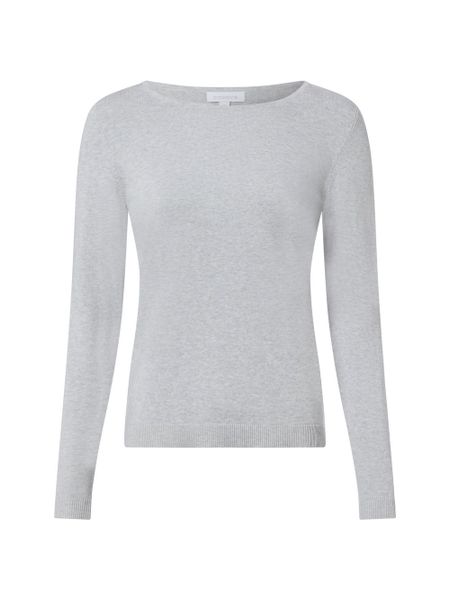 Brookshire dzianinowa koszulka z długim rękawem Kobiety Bawełna szary, M. Szare t-shirty damskie brookshire, m, bez wzorów, z bawełny, bez kołnierzyka. Za 79.95 zł.