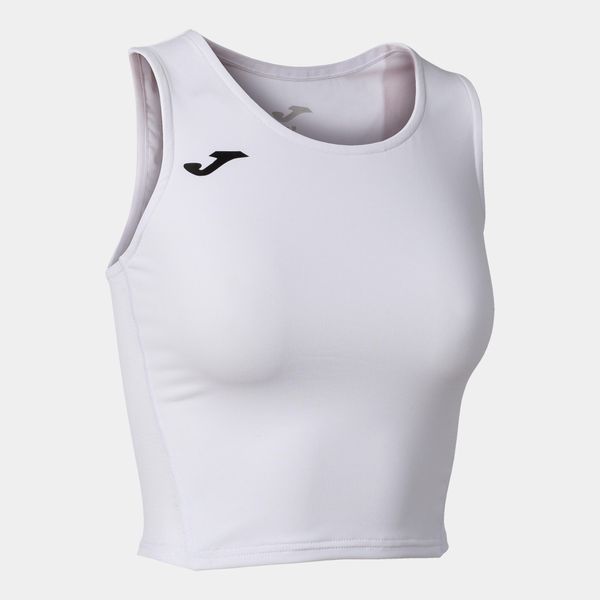 Tank top do biegania dla dzieci Joma Girl R-winner. Białe koszulki dziewczęce Joma, bez wzorów, z elastanu, bez ramiączek. Za 96.00 zł.