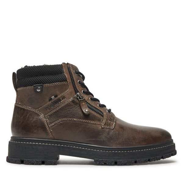 Trapery s.Oliver. Szare buty zimowe męskie S.Oliver, bez zapięcia. Za 319.99 zł.