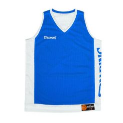 Koszulka koszykarska Spalding Reversible Tanktop Dwustronna. Niebieskie t-shirty damskie Spalding, xl, bez wzorów, bez kołnierzyka. Za 163.50 zł.