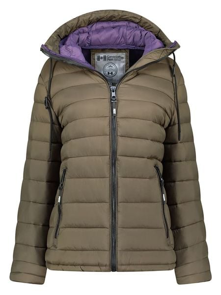 Canadian Peak Kurtka pikowana "Azuleak" w kolorze khaki rozmiar: XXL. Brązowe kurtki damskie Canadian Peak, xxl, bez wzorów, bez kaptura. Za 218.05 zł.