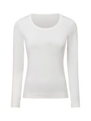 Marie Lund koszulka z długim rękawem Kobiety Dżersej biały, XL. Białe t-shirty damskie Marie Lund, xl, bez wzorów, z dżerseju, bez kołnierzyka. Za 99.95 zł.