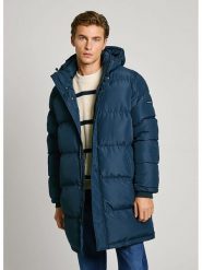 Pepe Jeans Płaszcz pikowany "Torin" w kolorze granatowym rozmiar: L. Niebieskie płaszcze męskie Pepe Jeans, l, bez wzorów, z jeansu. Za 483.17 zł.