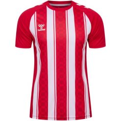 Koszulka Hummel Match striped. Białe t-shirty damskie HUMMEL, bez wzorów, bez kołnierzyka. Za 194.00 zł.