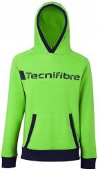 Męska bluza z kapturem Tecnifibre Fleece Hoodie. Zielone bluzy sportowe męskie TECNIFIBRE, m, z bawełny. Za 99.99 zł.