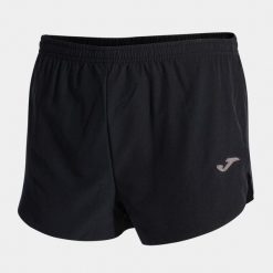 Szorty do biegania męskie Joma Olimpia. Czarne szorty męskie Joma, bez wzorów, z elastanu. Za 216.50 zł.