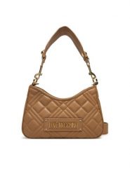 LOVE MOSCHINO Torebka JC4152PP0NLA0104 Beżowy. Brązowe torebki klasyczne damskie Love Moschino, bez wzorów, ze skóry, bez dodatków. Za 759.99 zł.