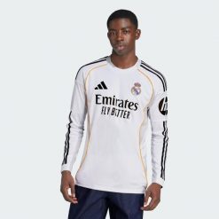 Koszulka Real Madrid 25/26 Long Sleeve Home. Białe koszulki męskie z długim rękawem Adidas. Za 479.00 zł.