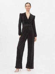 Rinascimento Kombinezon CFC0116777003 Czarny Regular Fit. Czarne kombinezony damskie RINASCIMENTO, xl, bez wzorów, z syntetyku, bez kołnierzyka, bez ramiączek. Za 749.99 zł.