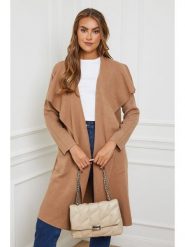 Soft Cashmere Kardigan w kolorze jasnobrązowym rozmiar: 34/36. Brązowe kardigany damskie Soft Cashmere, bez wzorów, z kaszmiru. Za 191.88 zł.