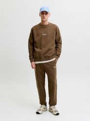 Jack & Jones Bluza w kolorze jasnobrązowym rozmiar: L. Brązowe bluzy bez kaptura męskie Jack & Jones, l. Za 149.95 zł.