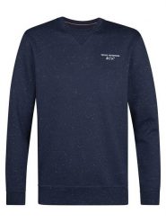 Petrol Bluza "Pagosa" w kolorze granatowym rozmiar: XL. Niebieskie bluzy bez kaptura męskie Petrol, xl, z bawełny. Za 145.26 zł.