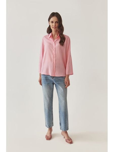 TATUUM Koszula w kolorze jasnoróżowym rozmiar: 38. Różowe koszule damskie Tatuum, bez wzorów, z lyocellu, bez kołnierzyka, bez ramiączek. Za 126.45 zł.