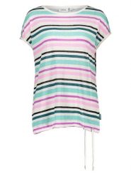 Cecil Koszulka w kolorze białym ze wzorem rozmiar: XL. Białe bluzki damskie Cecil, xl, bez wzorów, bez kołnierzyka. Za 121.80 zł.