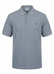 Koszulka polo męska Lacoste Polo. Niebieskie koszulki polo męskie Lacoste, m, bez wzorów, z bawełny, bez ramiączek. Za 287.00 zł.