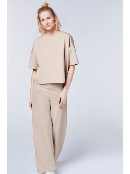 Detto Fatto Spodnie dresowe w kolorze beżowym rozmiar: XL. Brązowe spodnie dresowe damskie Detto Fatto, xl, bez wzorów, z dresówki. Za 121.99 zł.