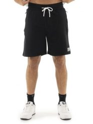 Szorty z zamek błyskawiczny na co dzień na siłownię. Niebieskie szorty męskie LEONE 1947 APPAREL, bez kołnierzyka. Za 218.92 zł.