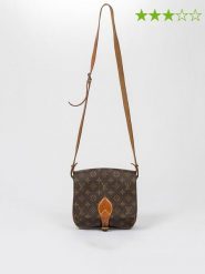 Louis Vuitton Torebka "Cartouchiere MM" w kolorze brązowym - 21 x 17 x 7 cm rozmiar: onesize. Brązowe torebki klasyczne damskie Louis Vuitton, bez wzorów, z materiału, bez dodatków. Za 3,431.47 zł.