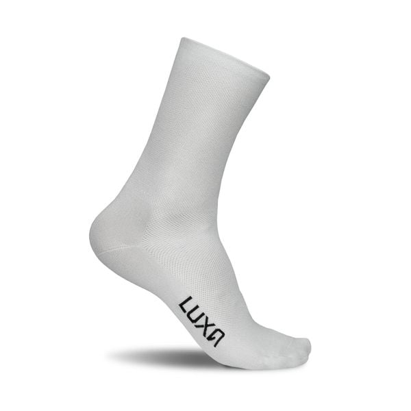 Skarpetki Rowerowe Unisex Luxa Classic. Szare skarpetki damskie LUXA, bez wzorów, z elastanu. Za 49.90 zł.