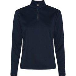 Damska koszulka jeździecka 1/2 z długim rękawem i zamkiem błyskawicznym Equipage. Niebieskie bluzki sportowe damskie EQUIPAGE, m, z poliesteru, bez kołnierzyka, bez ramiączek. Za 254.50 zł.