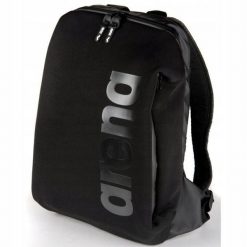 Plecak torba do szkoły sportowa z kieszenią na laptopa Arena Backpack. Czarne plecaki męskie Arena, bez wzorów. Za 349.99 zł.
