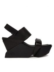 United Nude Sandały Brutt Sandal 109830116 Czarny. Czarne sandały damskie United Nude, bez wzorów, ze skóry, bez obcasa, na koturnie. Za 1,229.00 zł.