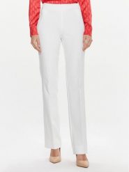 Marciano Guess Spodnie materiałowe Sally 3BGB29 7046A Biały Straight Fit. Białe spodnie materiałowe damskie Marciano Guess, z aplikacjami, z materiału. Za 899.99 zł.