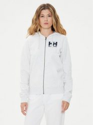 Helly Hansen Bluza W Hh Logo Full Zip Hoodie 2.0 34461 Biały Regular Fit. Białe bluzy bez kaptura damskie Helly Hansen, m, z bawełny. Za 249.99 zł.