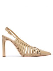MICHAEL Michael Kors Szpilki Adriana 40T6ADHP1L Khaki. Brązowe szpilki MICHAEL Michael Kors, bez wzorów, ze skóry, bez obcasa. Za 789.99 zł.