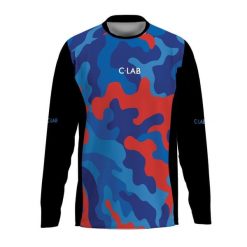 Koszulka MTB Enduro z długim rękawem Camo. Czarne koszulki męskie z długim rękawem C-LAB, z tkaniny. Za 329.17 zł.