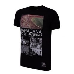 Koszulka dla dorosłych - Revista Libero Maracanã - Czarny. Czarne t-shirty sportowe męskie COPA FOOTBALL, xl, bez ramiączek, do piłki nożnej. Za 210.50 zł.
