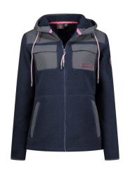 Canadian Peak Kurtka polarowa "Toulouseak" w kolorze granatowym rozmiar: XXL. Niebieskie kurtki damskie Canadian Peak, xxl, bez wzorów, z materiału, bez kaptura. Za 143.90 zł.