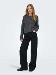 JDY Kardigan "Honey" w kolorze szarym rozmiar: XL. Szare kardigany damskie JDY, xl, bez wzorów. Za 106.38 zł.