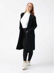 Zwillingsherz Kardigan "Jessi" w kolorze czarnym rozmiar: L/XL. Czarne kardigany damskie Zwillingsherz, l, bez wzorów. Za 208.99 zł.