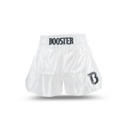Szorty do boksu tajskiego Booster Fight Gear TBT Core 4. Białe szorty damskie BOOSTER FIGHT GEAR, z aplikacjami, eleganckie. Za 224.50 zł.