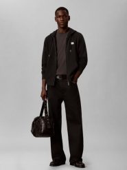 Calvin Klein Jeans kurtka z kapturem Mężczyźni Bawełna czarny, L. Czarne kurtki męskie Calvin Klein Jeans, l, bez wzorów, z bawełny, z kapturem. Za 449.95 zł.