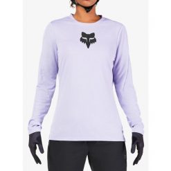 Bluza rowerowa damska Fox Ranger LS Jersey Fox Head. Fioletowe bluzy bez kaptura damskie FOX, z jersey. Za 221.99 zł.