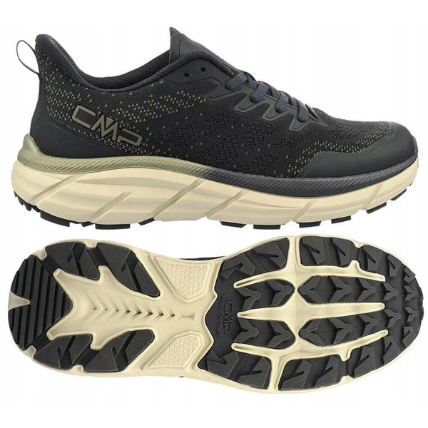 Buty sportowe dla mężczyzn CMP RAHMSY. Czarne buty sportowe na co dzień męskie CMP, bez zapięcia, trekkingowe. W wyprzedaży za 239.99 zł.