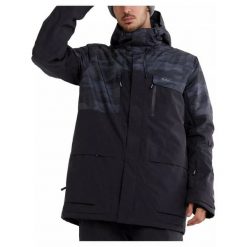 Kurtka narciarska męska Ryder Jacket. Czarne kurtki narciarskie i snowboardowe damskie Fundango, m, bez wzorów, z materiału, bez kaptura, narciarskie. Za 719.90 zł.