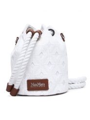 Max Mara Torebka 2616511029650 Biały. Białe torebki klasyczne damskie Max Mara, bez wzorów, z materiału, bez dodatków. Za 739.99 zł.