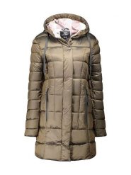 Canadian Peak Płaszcz zimowy "Bullieak" w kolorze khaki rozmiar: L. Brązowe płaszcze damskie Canadian Peak, na zimę, l, bez wzorów, z puchu. Za 173.99 zł.