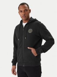 Versace Jeans Couture Bluza 80GAIT03 CF01T Czarny Regular Fit. Czarne bluzy bez kaptura męskie Versace Jeans Couture, m, z bawełny. Za 1,179.00 zł.